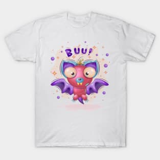 Cartoon Candy Bat. T-Shirt